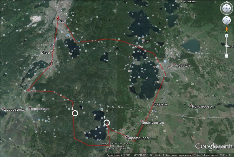 Еланчик озеро карта в челябинской области